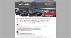 Desktop Screenshot of carrental.cz